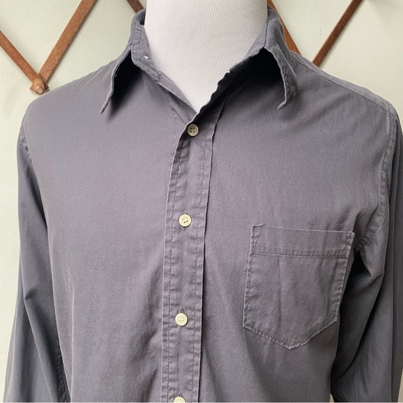 Lucky Brand Bohemian Embroidery Trim Button Up Shirt - Picture 5 of 16